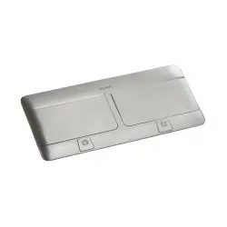 120620266a2c28b5a84f5.webp Legrand 654003 Pop-Up Donatılabilir Masa Buatı Paslanmaz Çelik 8 (2X4) Modül (Boş Kasa)