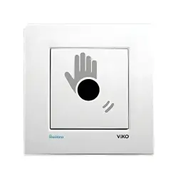 120620266a2c28f077bbb.webp Viko Karre Meridian Beyaz Temassız Anahtar Mekanizma Düğme Kapak 90961083