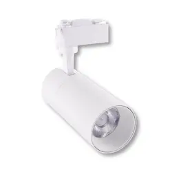 120620266a2c2c7389702.webp ACK AD30-01130 30W Led Monofaze Ray Armatürü Beyaz Kasa COB 6500K Beyaz Işık