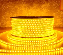 120620266a2c2d30ec1d1.webp ACK AS01-01508 10W/mt 220V 120 Ledli Şerit Led Amber Işık IP65