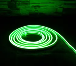 120620266a2c2d3803ddc.webp ACK AS03-00605 10W/mt 12V Neon Hortum Led Yeşil Işık IP65