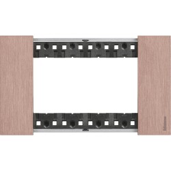 Bticino KA4804ZM Metal Çerçeve 4M Bakır