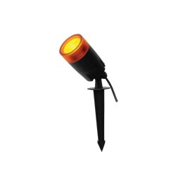 ACK AG56-01057 Turuncu GU10 Siyah PC Kazıklı Çim Armatürü