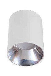 ACK AH03-08650 Platin Beyaz Kasa Yuvarlak Sıva Üstü Dekoratif Tavan Armatürü