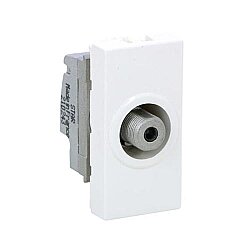 Legrand 078790 Mosaic TV Prizi, F Tipi Tekli 1 Modül Beyaz