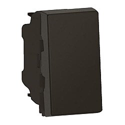 Legrand 079130L EasyLed Buton Anahtar, 6A 1 Modül Mat Siyah